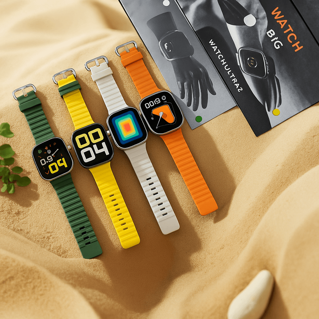 T10 Ultra 2 Premium Smart Watch Ultra Series 2.19” Big Infinite Display 49mm Stylish Aluminum & Ceramic Case Bluetooth Calling Wireless Charging Fitness & Health Tracking via Hiwatch Pro & ZT Fit Apps For Men & Women