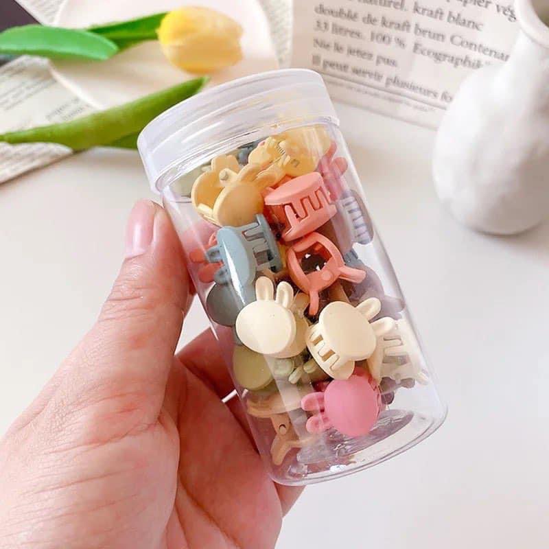 50 Pcs Kids Colorful Hair Clip Set – Korean Sweet Hair Accessories for Girls (Multicolor)