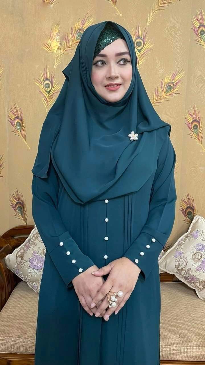 Original Dubai Cherry Borka for Women – Premium Fabric | Size 50/52/54/56 | Only Borka Without Hijab