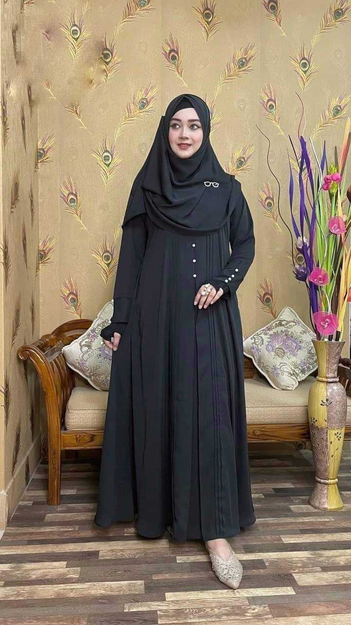 Original Dubai Cherry Borka for Women – Premium Fabric | Size 50/52/54/56 | Dubai Borka