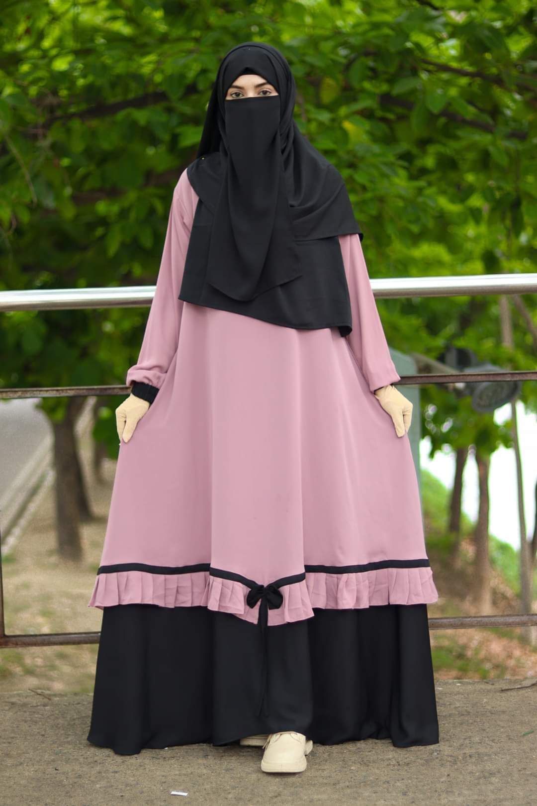 Dubai Cherry Borka online in Bangladesh | Premium fabric