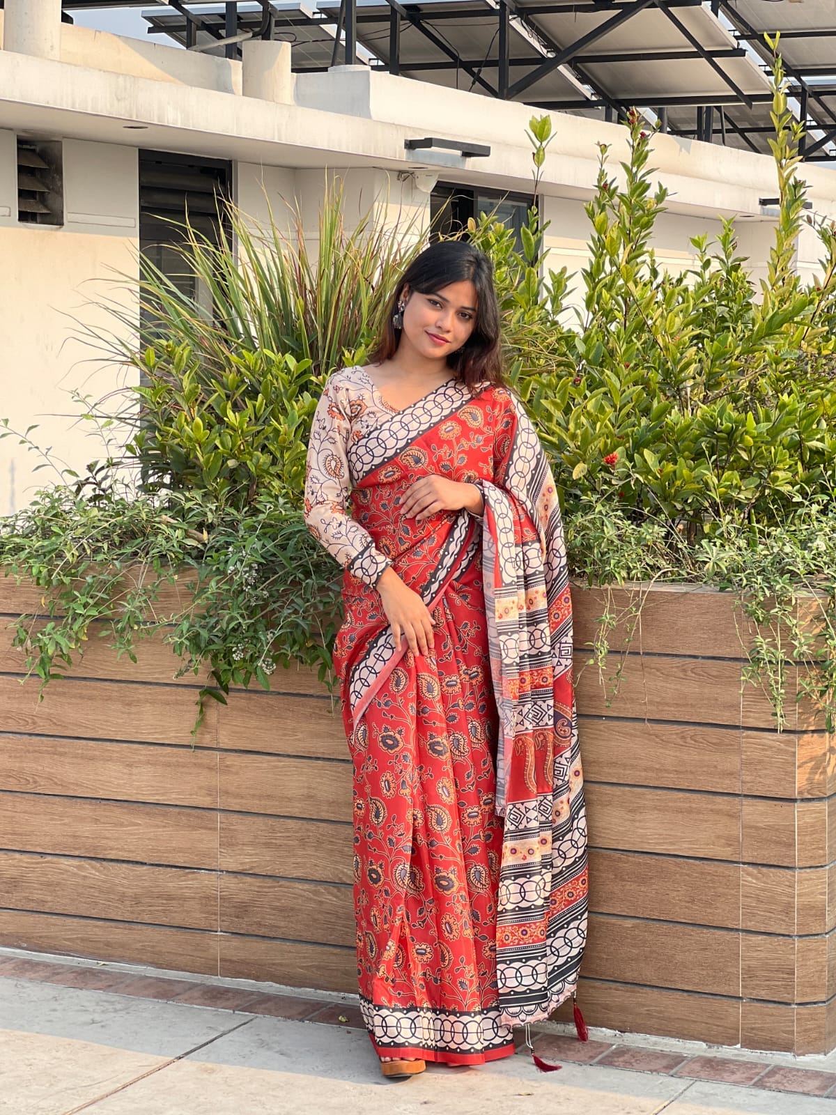 Viral Arpita Silk Digital Print Sharee – ১২.৫ হাত Premium শাড়ি ব্লাউজসহ | 100% Color Guarantee