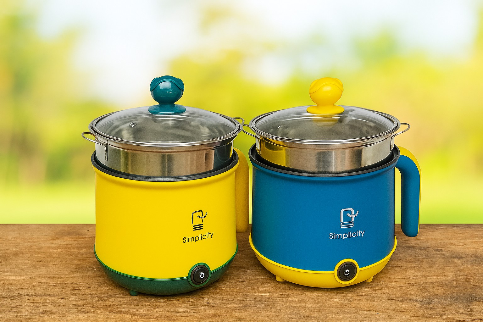 Simplicity 2L Electric Cooking Pot – মাল্টিপারপাস মিনি কুকার ও স্টিমার | Portable & Easy Cooking Solution