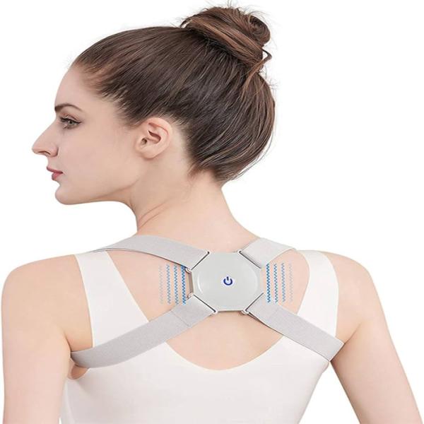 Smart Sensor Posture Corrector for Men, Women & Kids – Back Brace with Vibration Reminder | USB Rechargeable Adjustable Belt