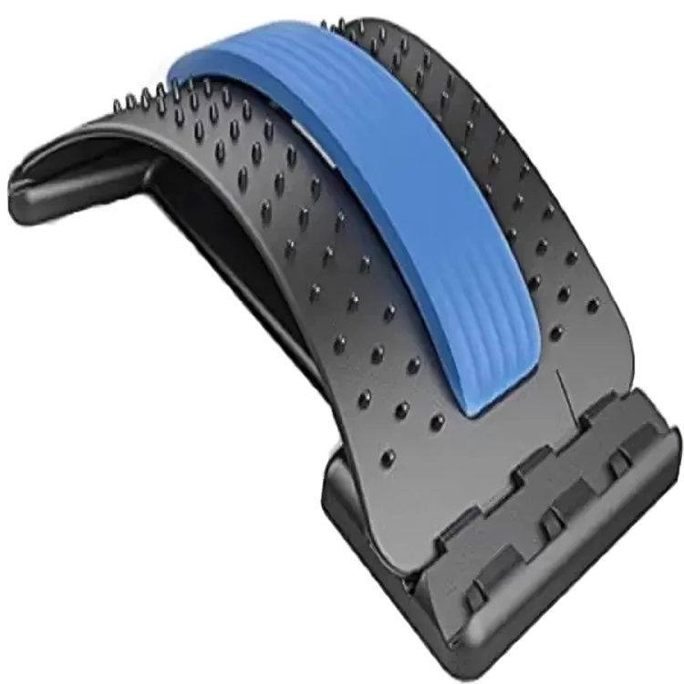 Magic Back Support with Cushion – 5 Minutes a Day Lumbar Traction Device for Lower Back Pain Relief | Multipurpose & Portable