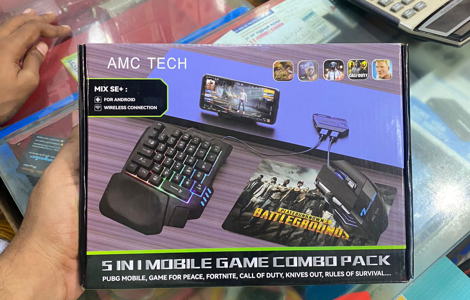 5 in 1 মোবাইল গেম কম্বো প্যাক – PUBG, Free Fire ও Call of Duty এর জন্য পারফেক্ট গেমিং সেট